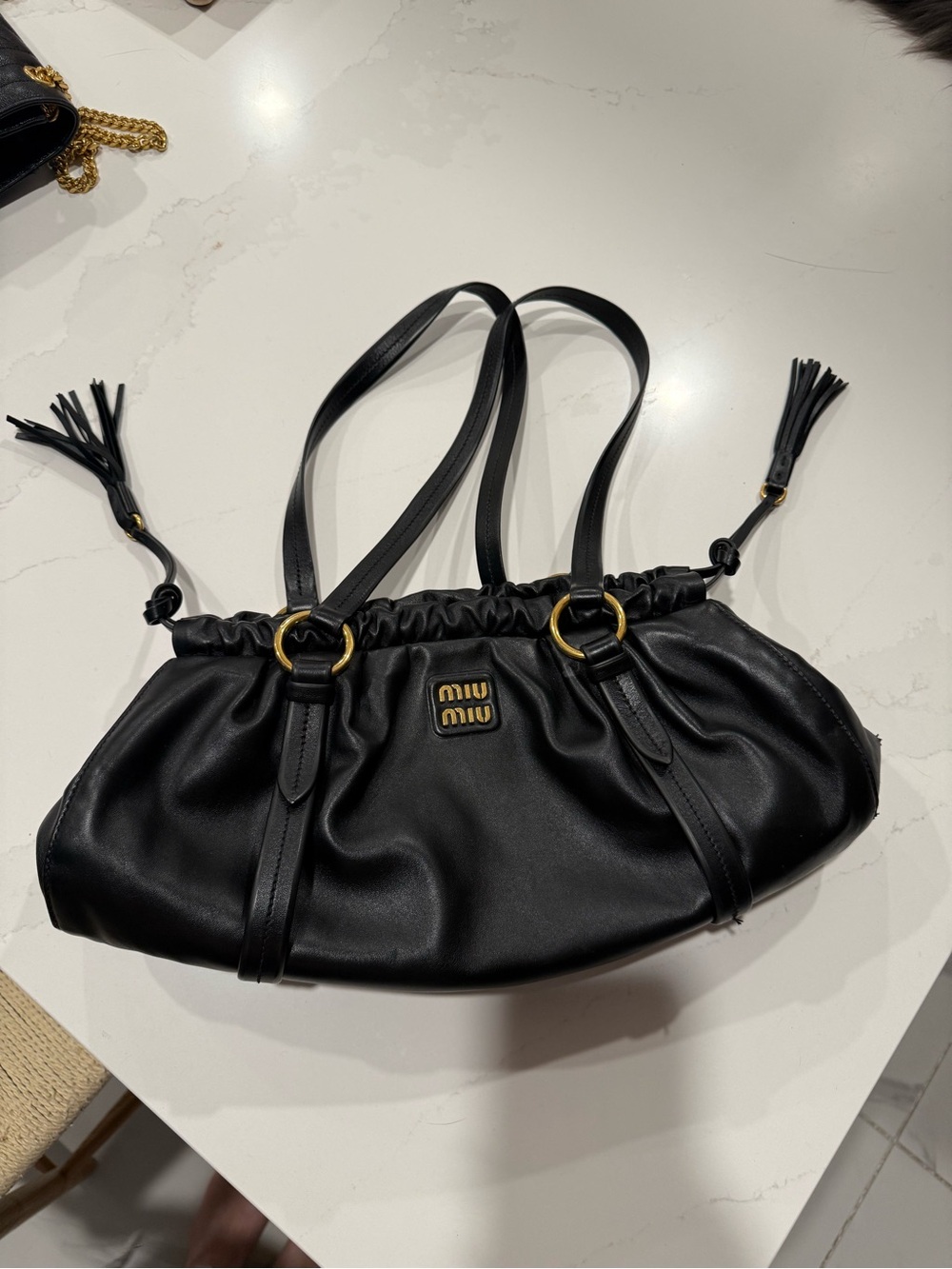 Joie nappa leather bag Miu Miu